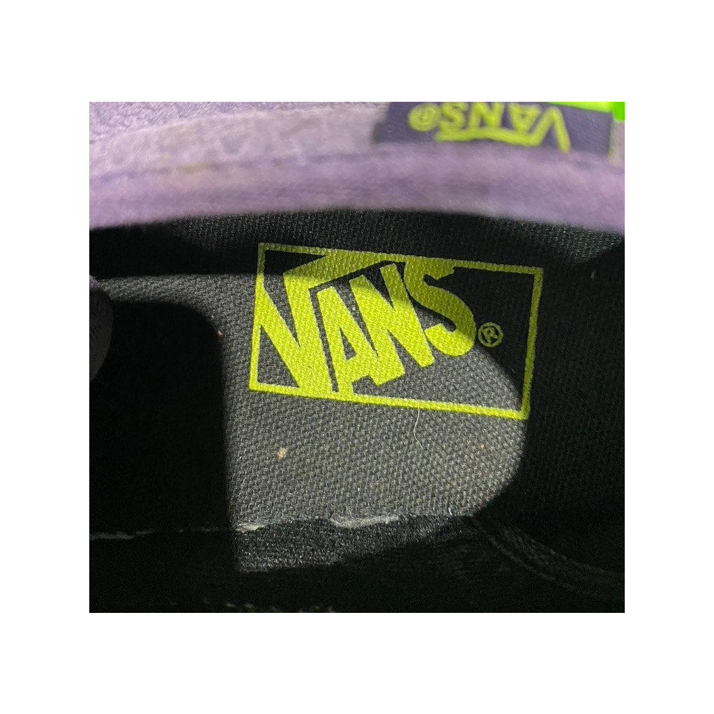 VANS Unisex Purple Faux Suede Textured Platform Creeper Sneakers SZ M5/W6.5