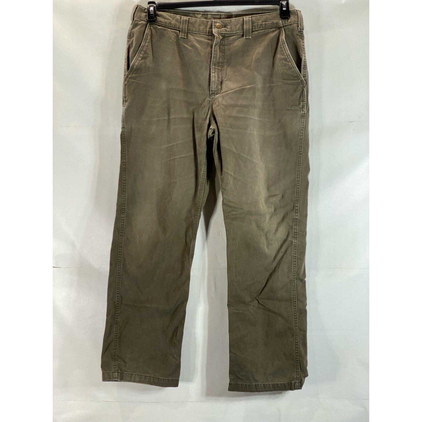 CARHARTT Men's Brown Relaxed-Fit Four-Pocket Denim Jeans SZ 38X32