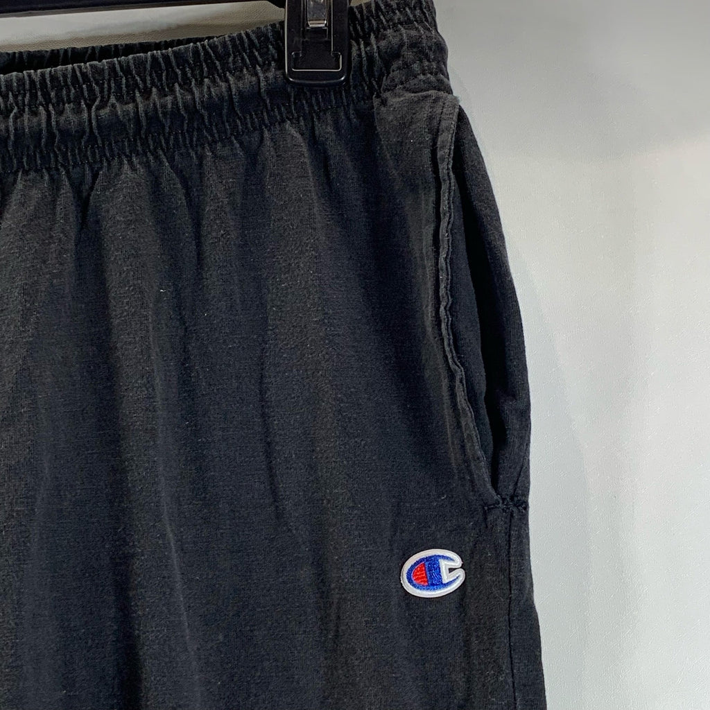 CHAMPION Men's Black Solid Drawstring Pull-On Jogger Pants SZ S