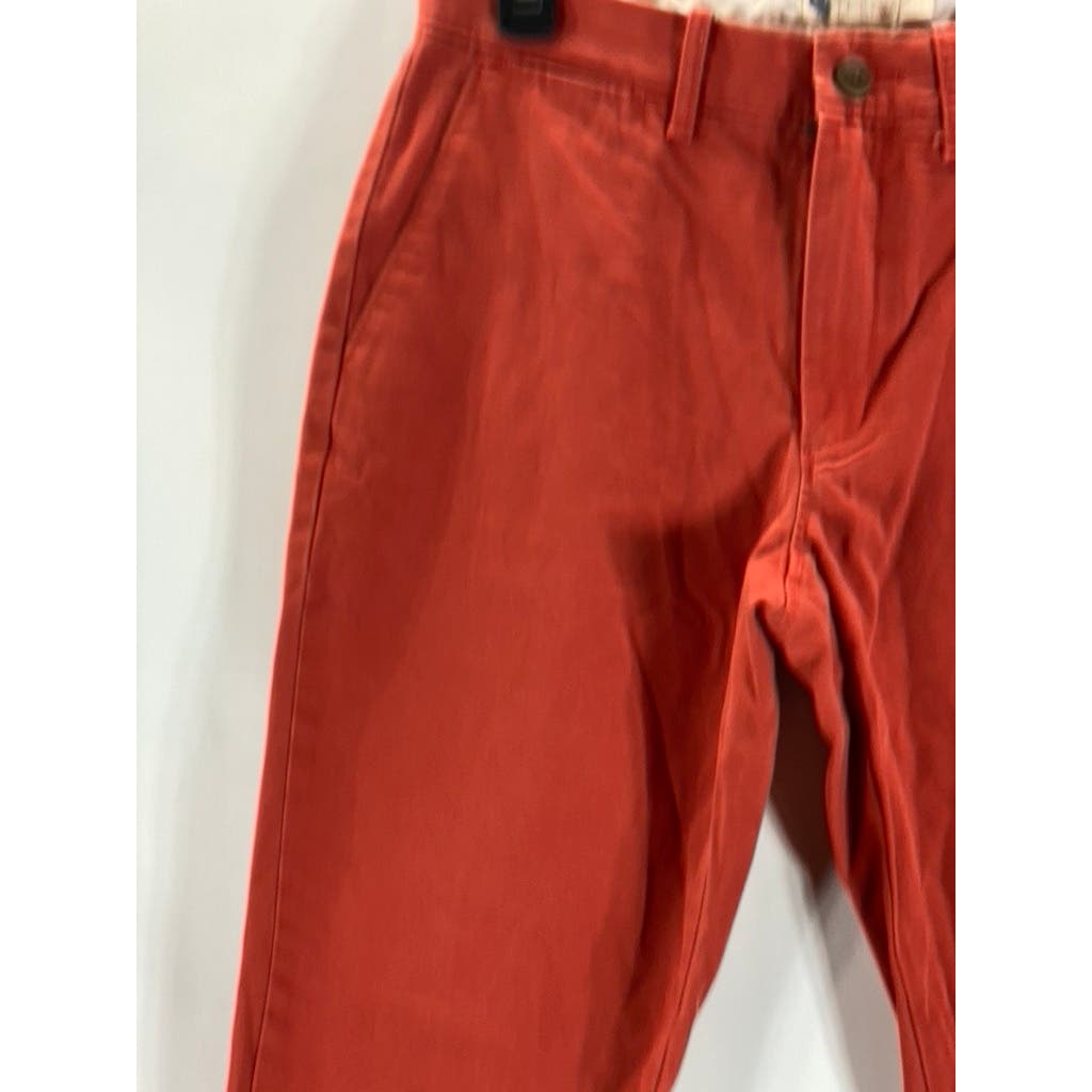 J.CREW Men's Red Straight-Fit Broken-In Chino Pant SZ 30X30