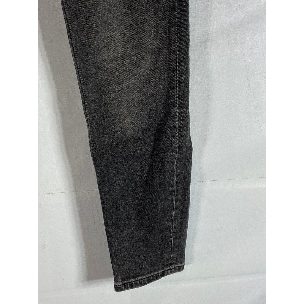 EVERLANE Women's Black Solid HIgh-Rise Skinny Denim Ankle Jeans SZ 26