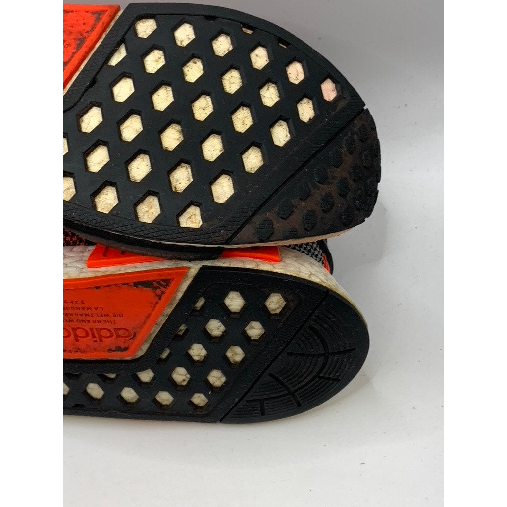 ADIDAS Men's Lush Red NMD R1 Mesh Sneakers SZ 9