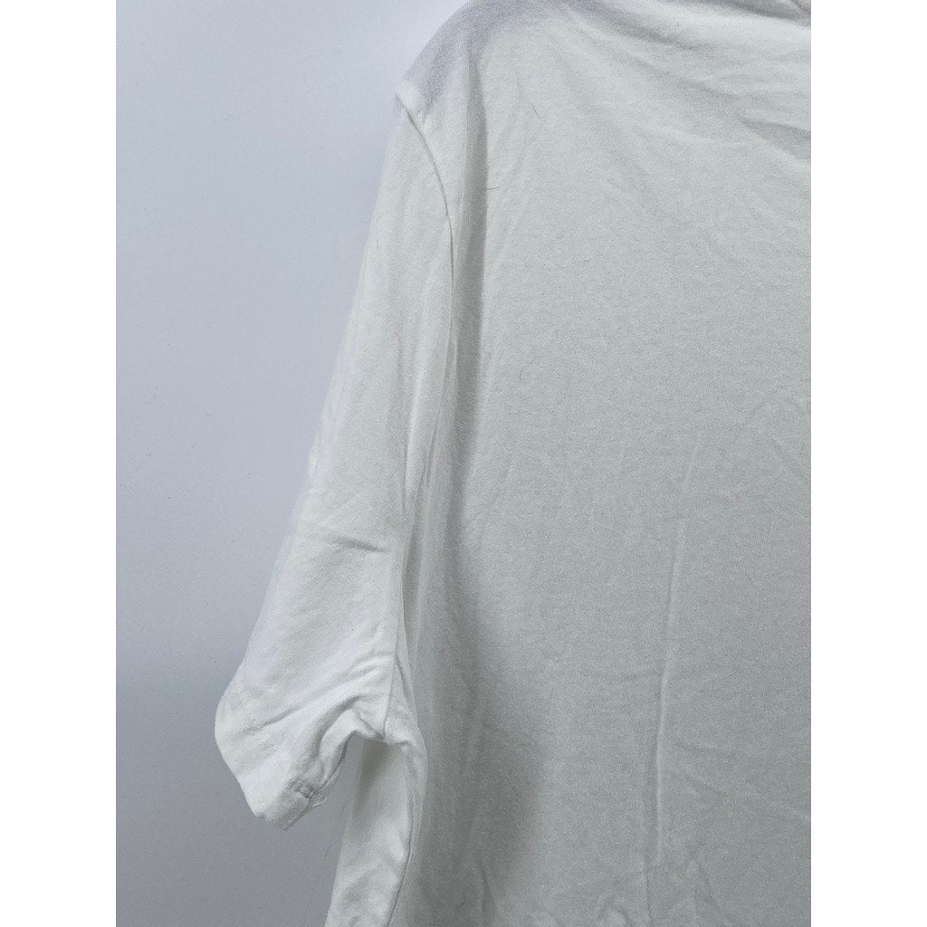 GOODFELLOW & CO Men's White Book Collage Crewneck Casual Lyndale T-Shirt SZ XL