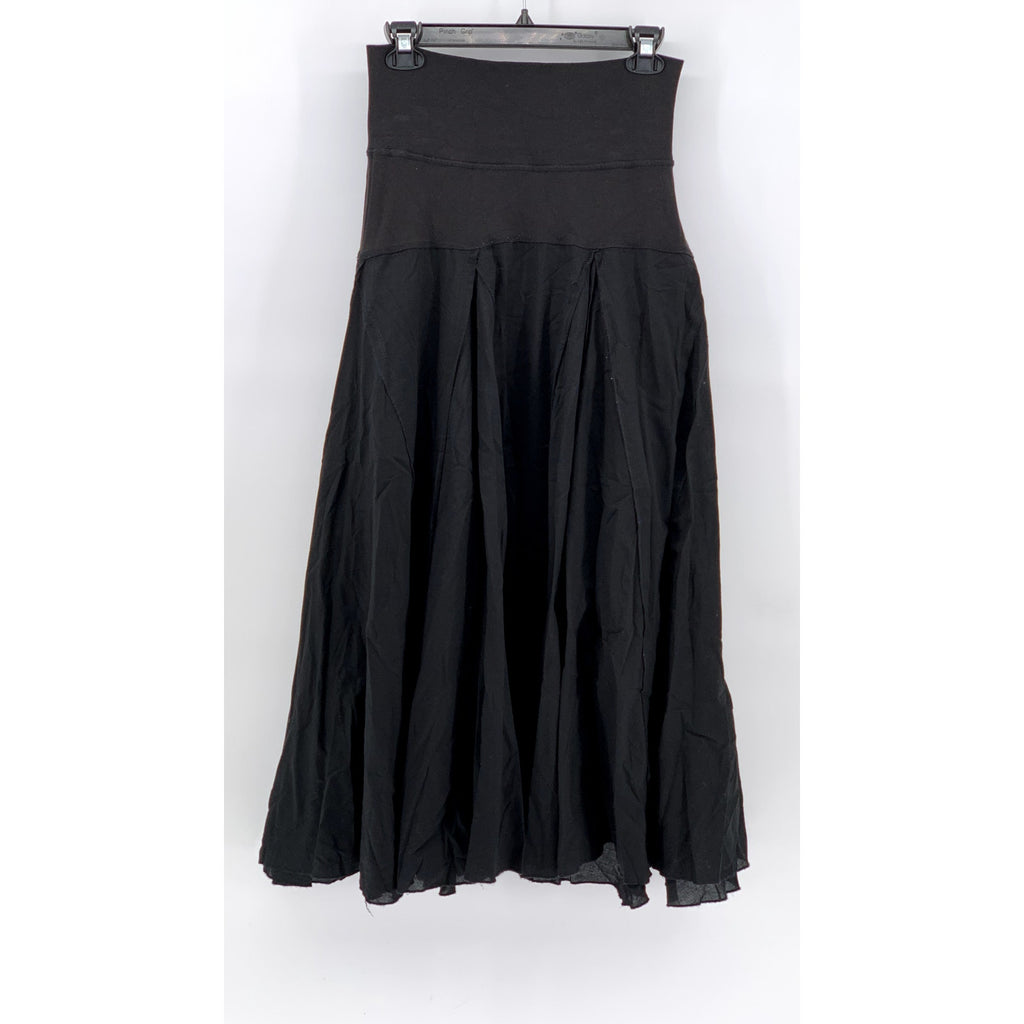 CHARLOTTE RUSSE Women’s Black Cotton Tiered Maxi Skirt SZ S