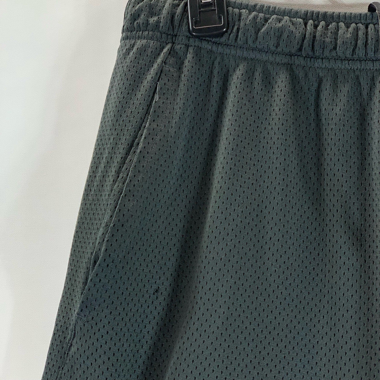 NIKE Men's Black Dri-fit Perforated Pull-On Drawstring Active Shorts SZ XL