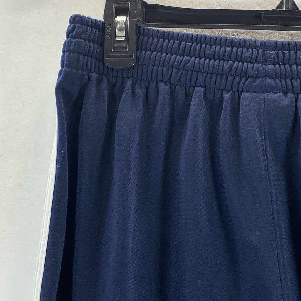 ADIDAS Men's Navy Three-Stripe Elastic Waist Pull-On Relaxed Fit Track Pant SZ M