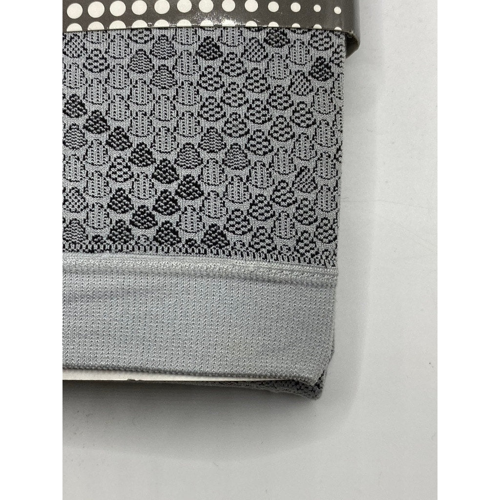 FRENCH CURVE Women's Gray Printed Stretch Pull-on Lightweight Leggings SZ S/M