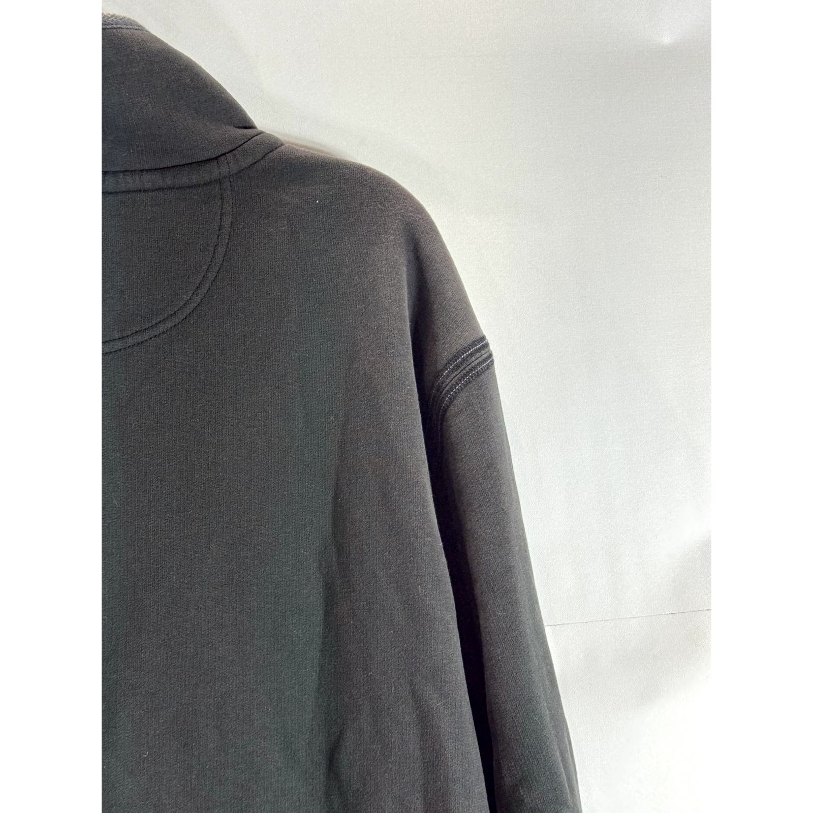 TOMMY BAHAMA Women's Black Henley Pullover Thumbhole Sweater SZ XL