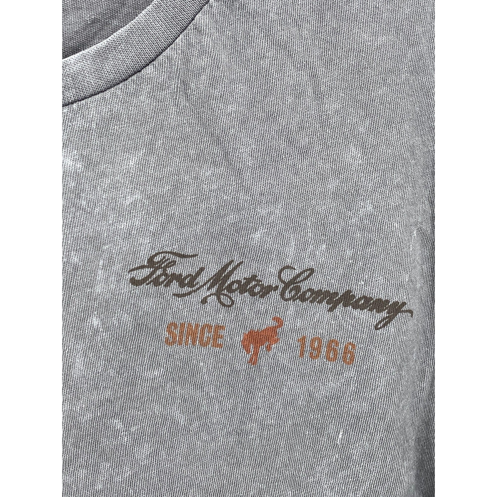 FORD Men's Darek Gray Crewneck Short Sleeve Bronco Truck Graphic T-Shirt SZ S