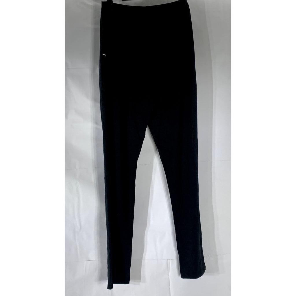 ME UNDIES Women’s Solid Black Elastic Waist Pull-On Layer Leggings SZ M