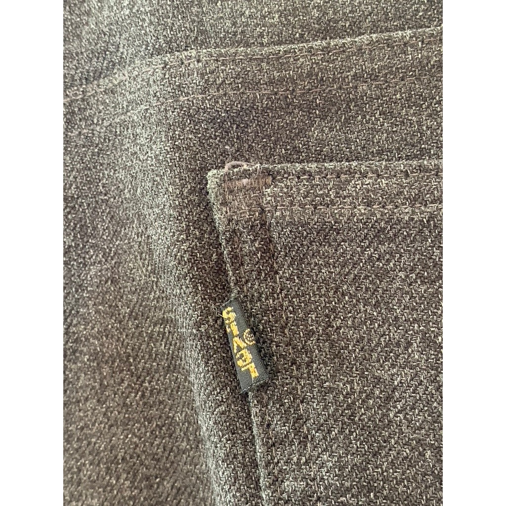 LEVI'S Men's Charcoal Gray Straight-Leg Four-Pocket Pants 40x30