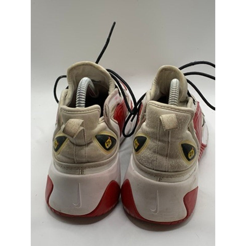 NIKE Men’s Red-White-Black Zoom 2K Sneakers SZ 7.5