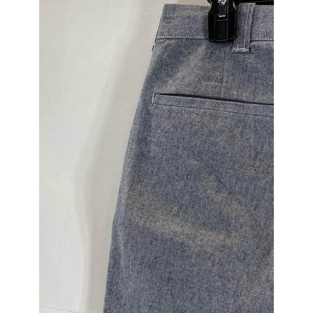 J.CREW Men's Dark Gray Chambray Stretch 9" Chino Shorts SZ 29