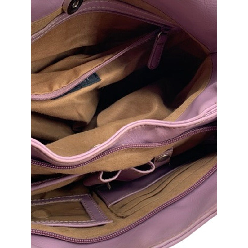NINE WEST Women's Lilac Leather Shoulder Bag