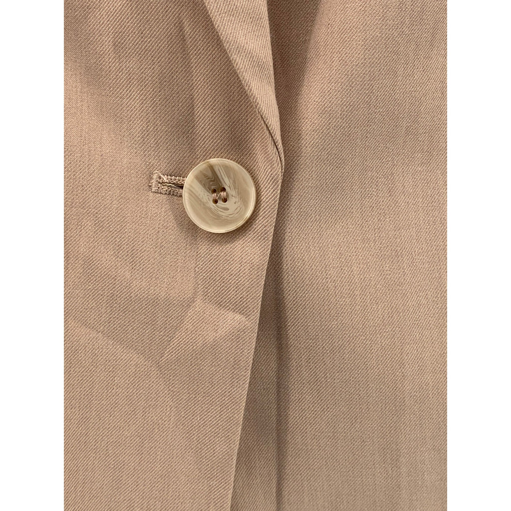 H&M Women's Light Pink One-Button Long Sleeve Notch Collar Blazer SZ M