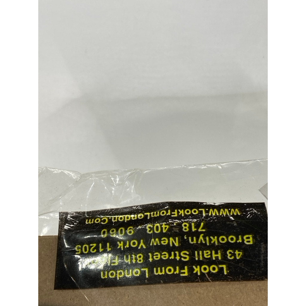 LOOK FROM LONDON HOSIERY Women's Dark Green-Black Striped Ankle Socks SZ OS