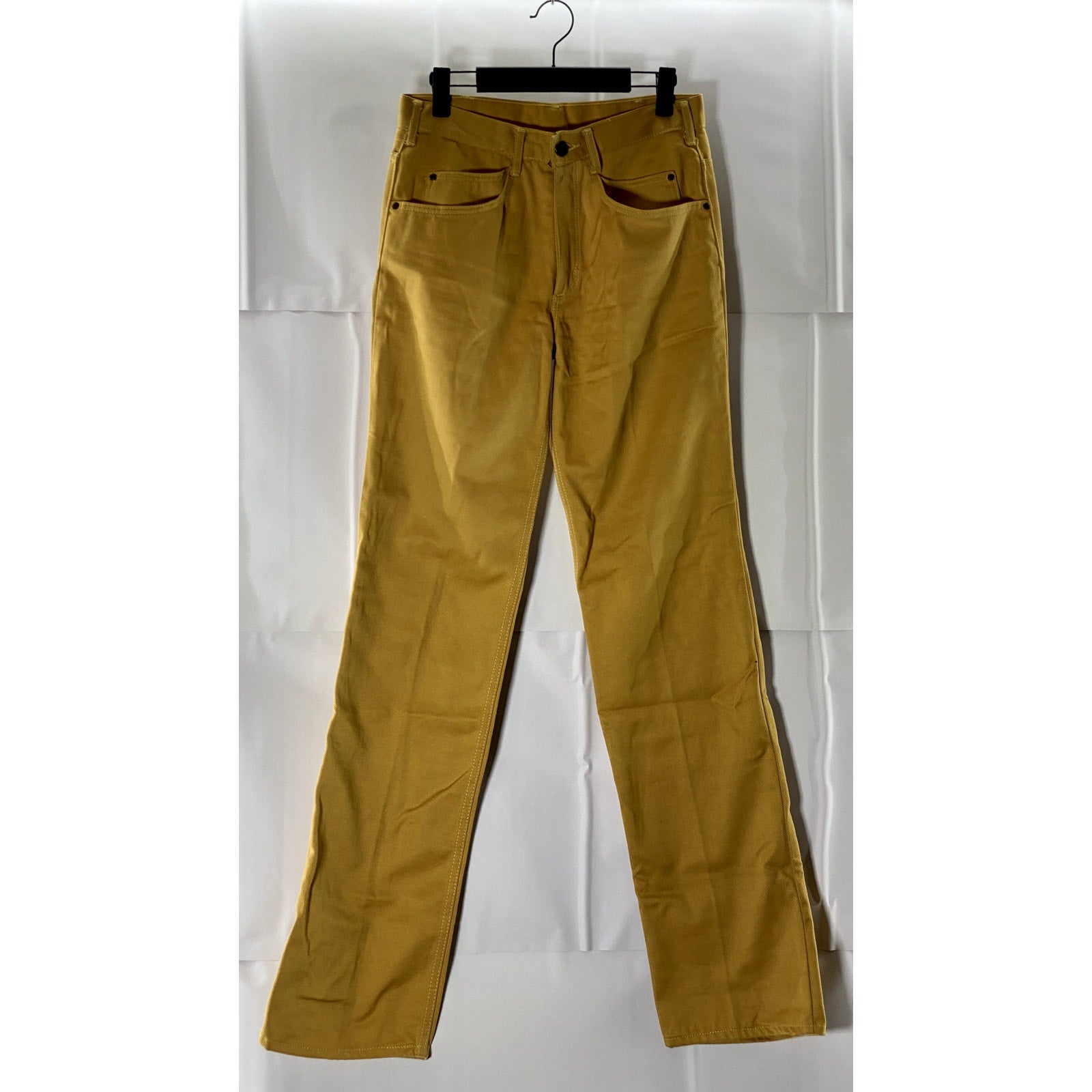CAROCHE Men's Khaki Straight-Leg Five-Pocket Sanforized Pants SZ 30X36