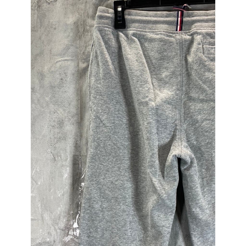 TOMMY HILFIGER Men's Light Grey Solid Drawstring Pull-On Jogger Pants SZ M