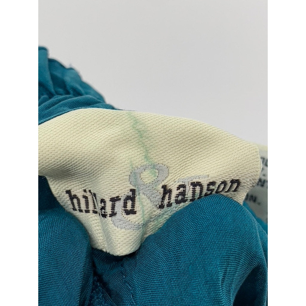 HILLARD & HANSON Women's Vintage Blue A-Line Maxi Skirt SZ S