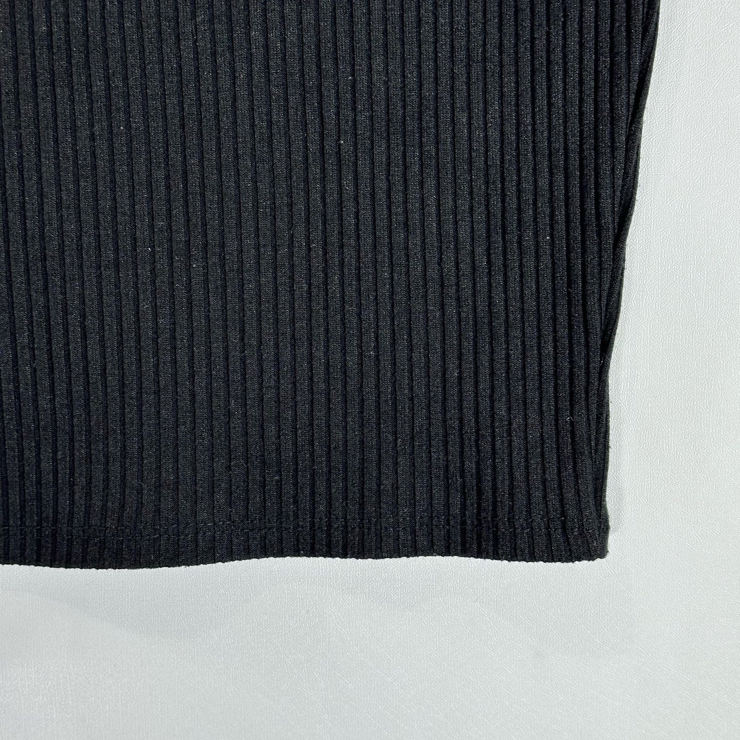 KENDALL & KYLIE Women's Black Ribbed One-Shoulder Bodycon Mini Dress SZ XS