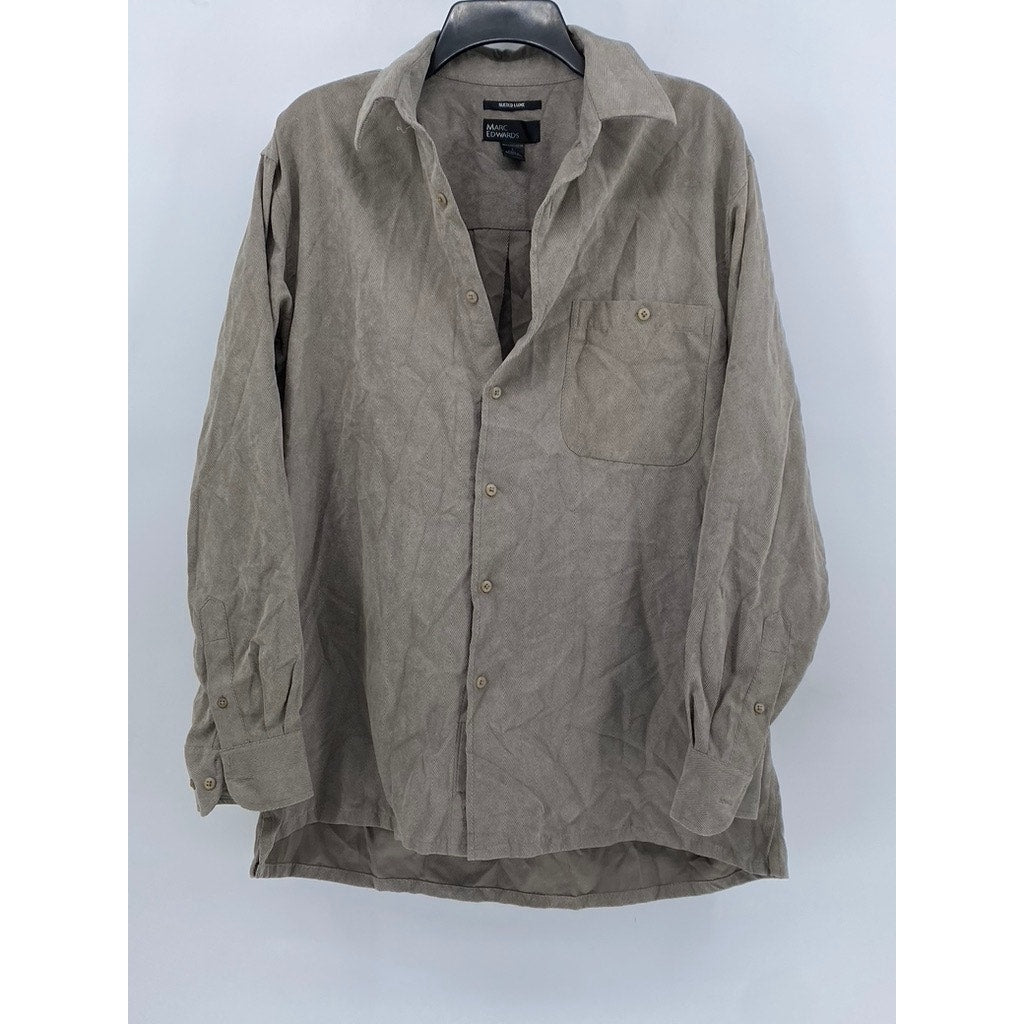 MARC EDWARDS Vintage Long Sleeve Button Up SZ (L)