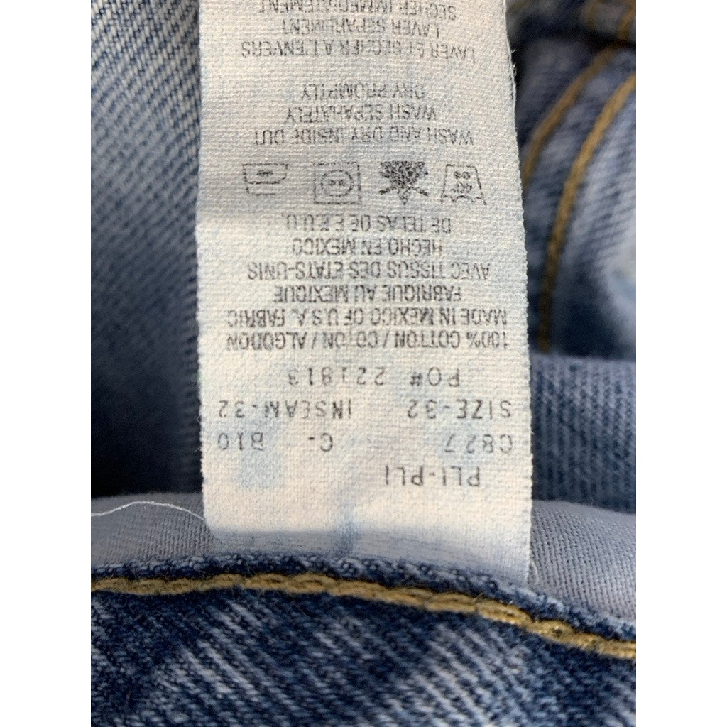 TOMMY HILFIGER Distressed Vintage Relaxed-Leg Jeans SZ 32