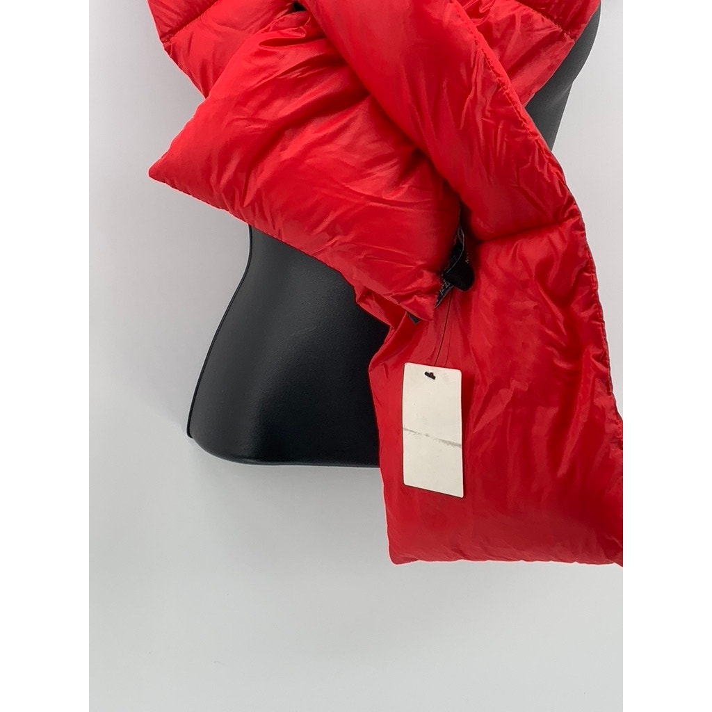 NORDSTROM Men's Red Puffer Pull-Through Scarf