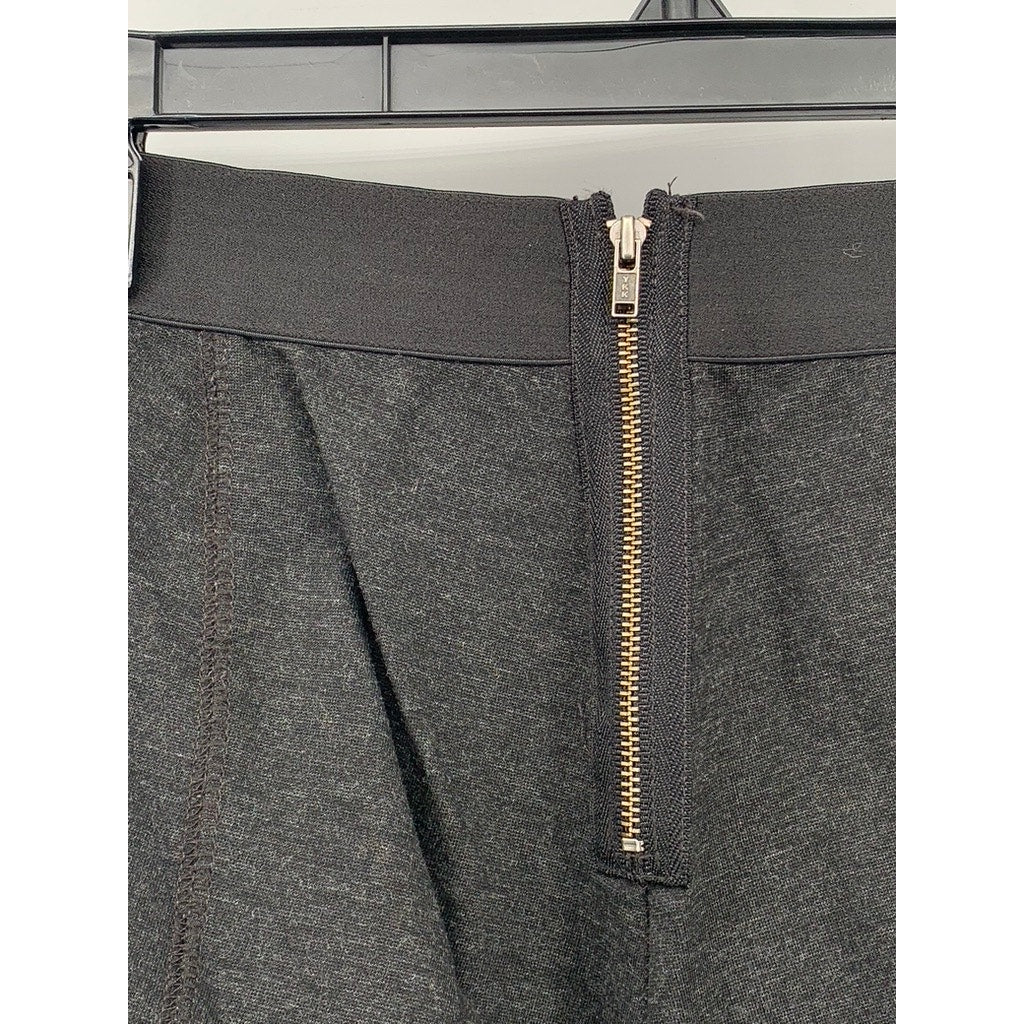 J.CREW Women's Charcoal Gray Regular-Fit Back-Zipper Skinny-Leg Pant SZ 2