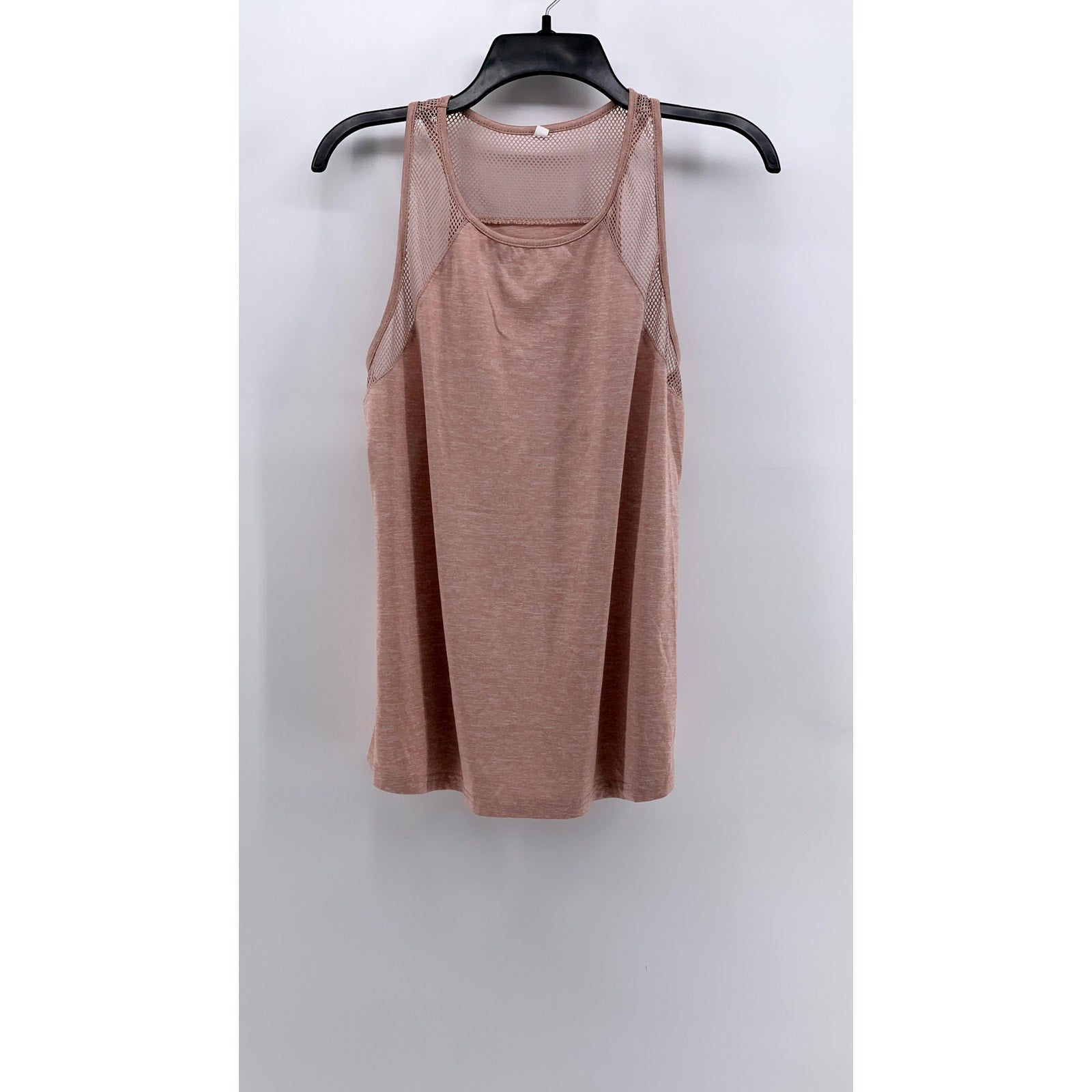 ICTIVE Women's Pink Heathered Mesh Active Tank Top SZ M