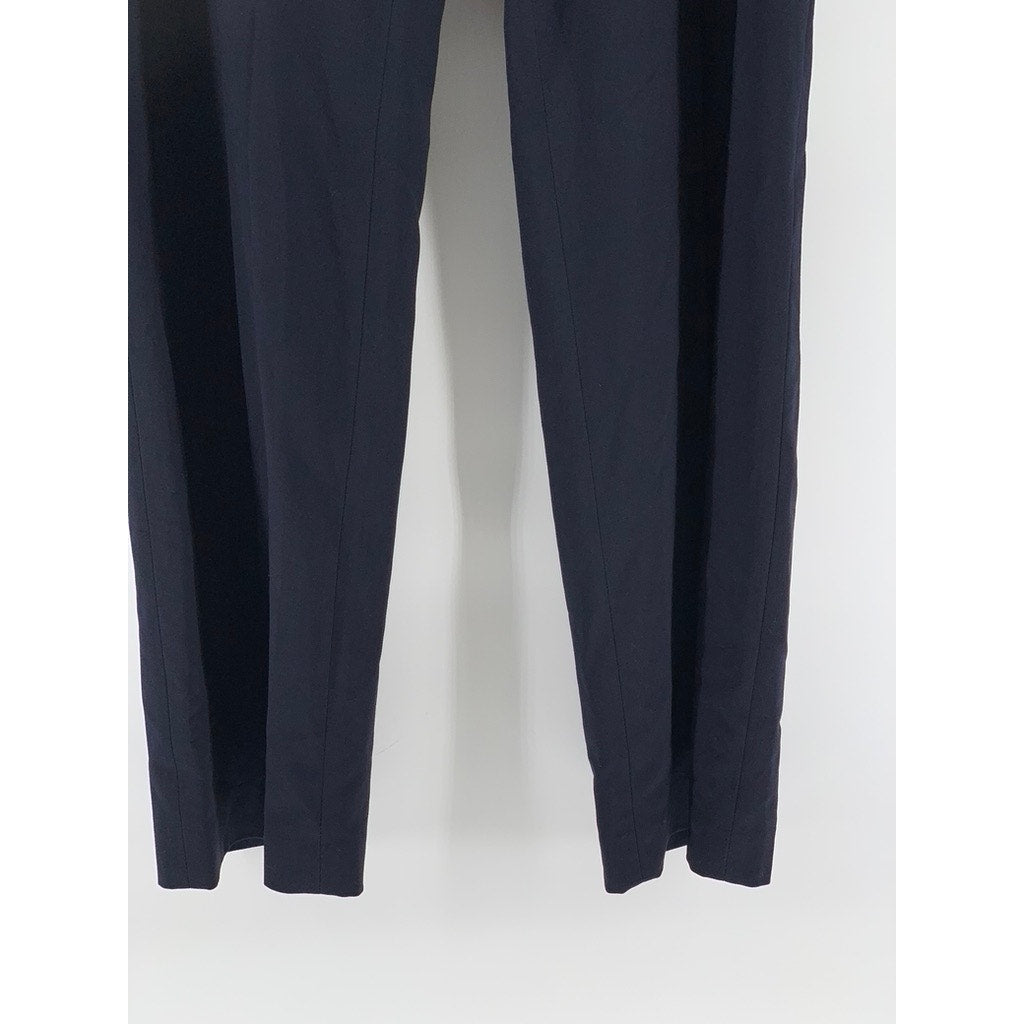 BAR III Women's Navy Gold-Tone Button Pants SZ 16
