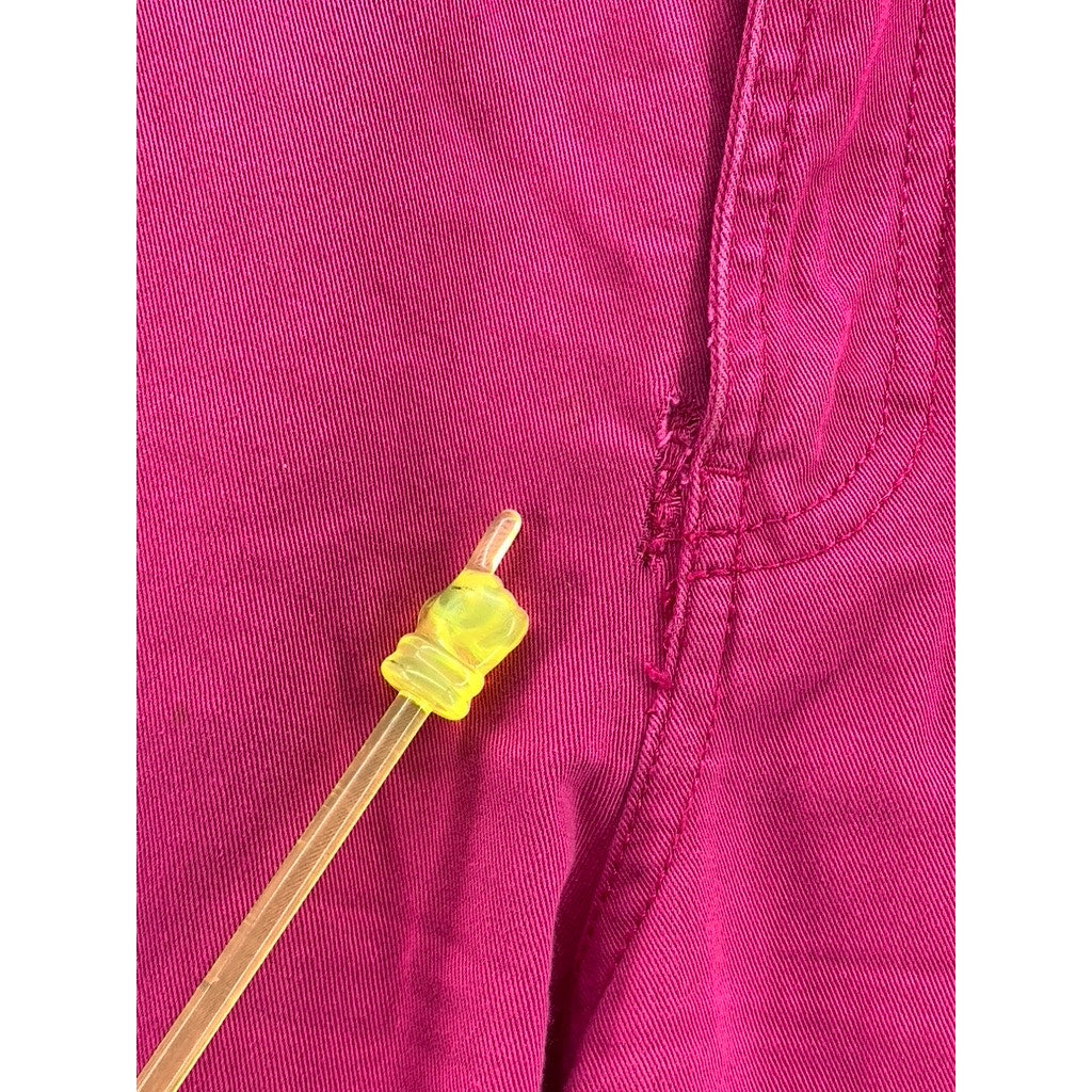 OBEY WORLDWIDE Women's Fuchsia Straight Leg Pant SZ 27