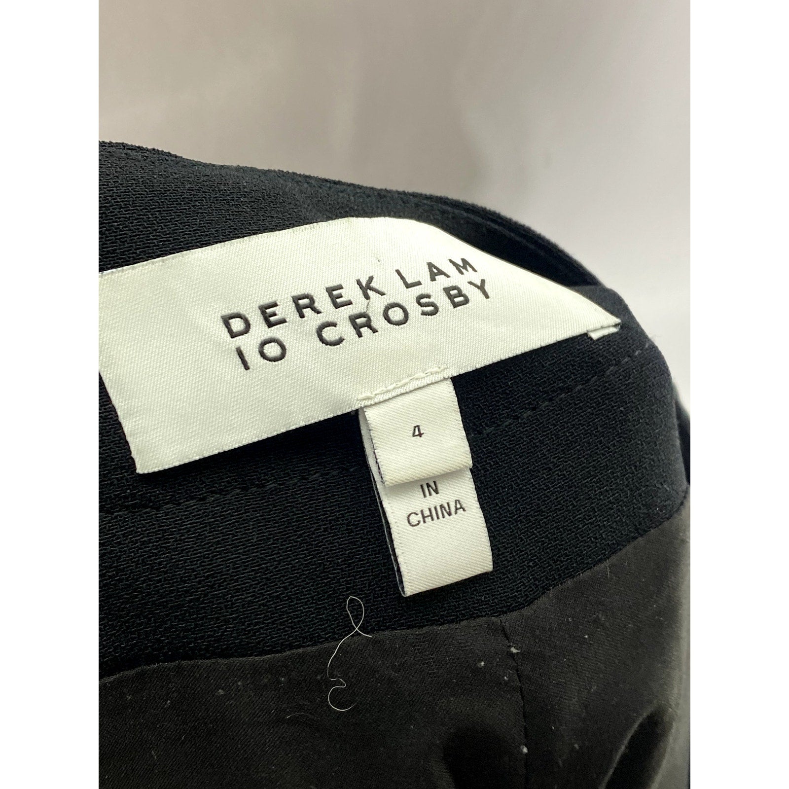 DEREK LAM 10 CROSBY Women's Black Solid Large Grommet-Detail Dress Shorts SZ 4