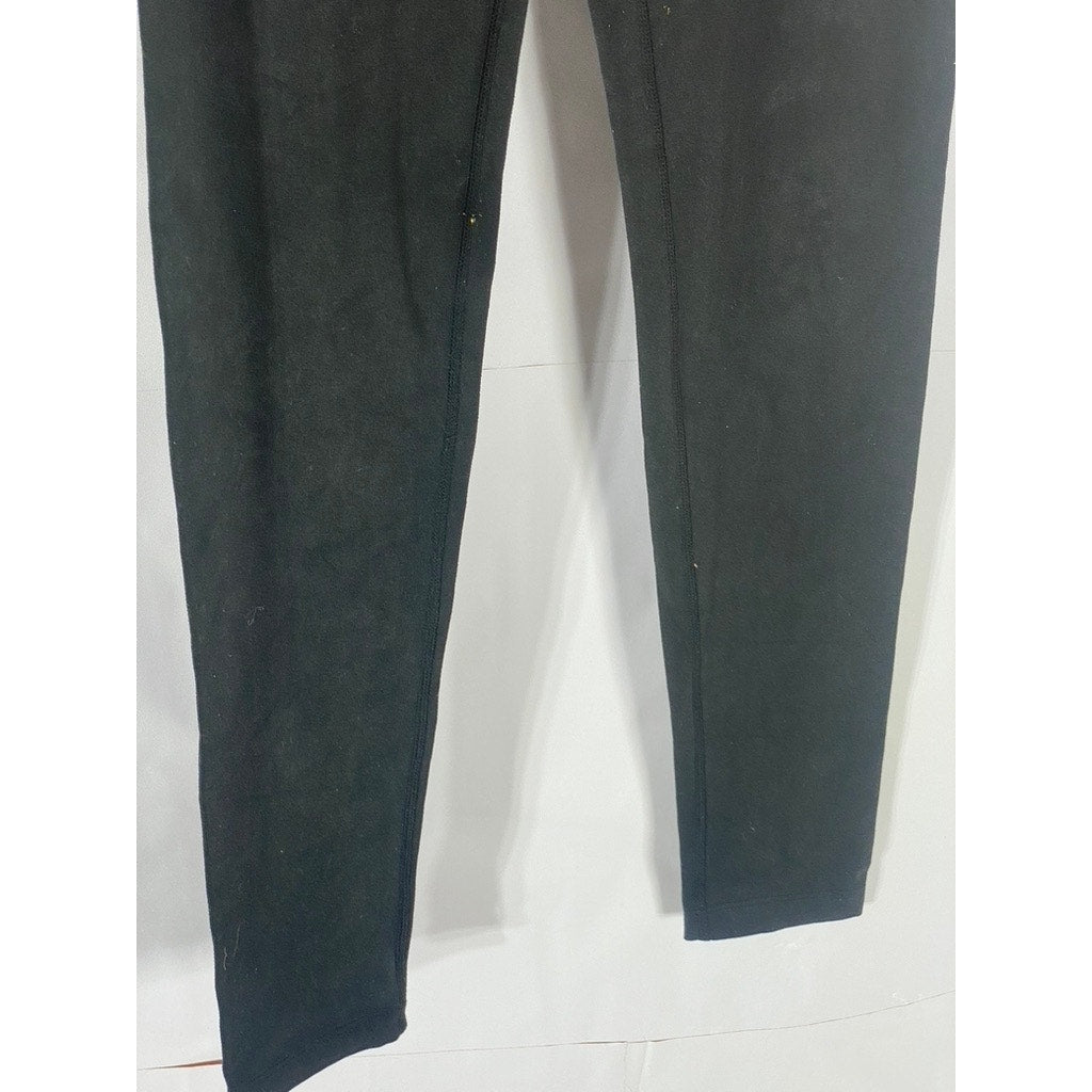 PINK By Victoria Secret Women's Black-White Banded Waist Pull-On Leggings SZ S