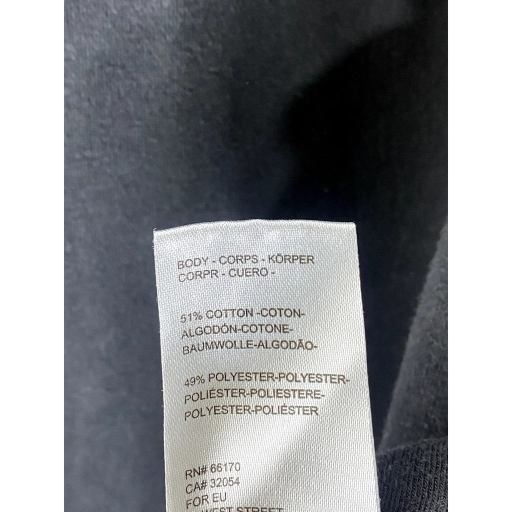 STANDARD/CLOTH Men’s Black Solid Classic Crewneck Pullover Sweatshirt SZ L