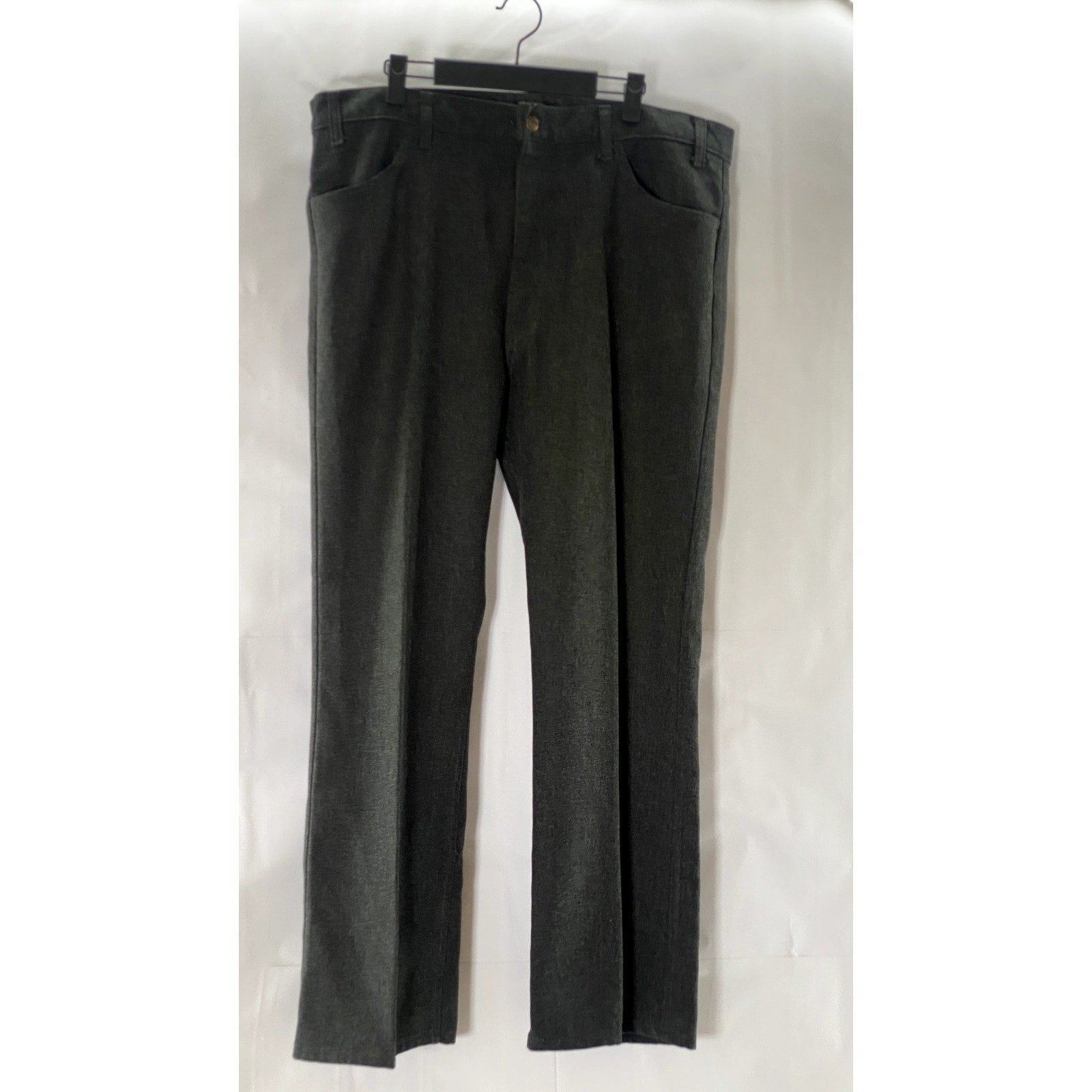 LEVI'S Men's Charcoal Gray Straight-Leg Four-Pocket Pants 40x30