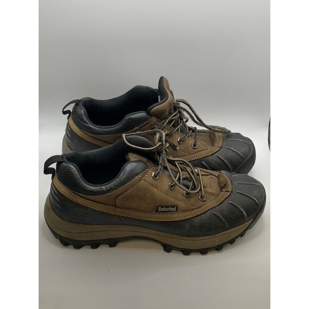 TIMBERLAND Men's Brown Leather ACT Canard Boots SZ 9.5