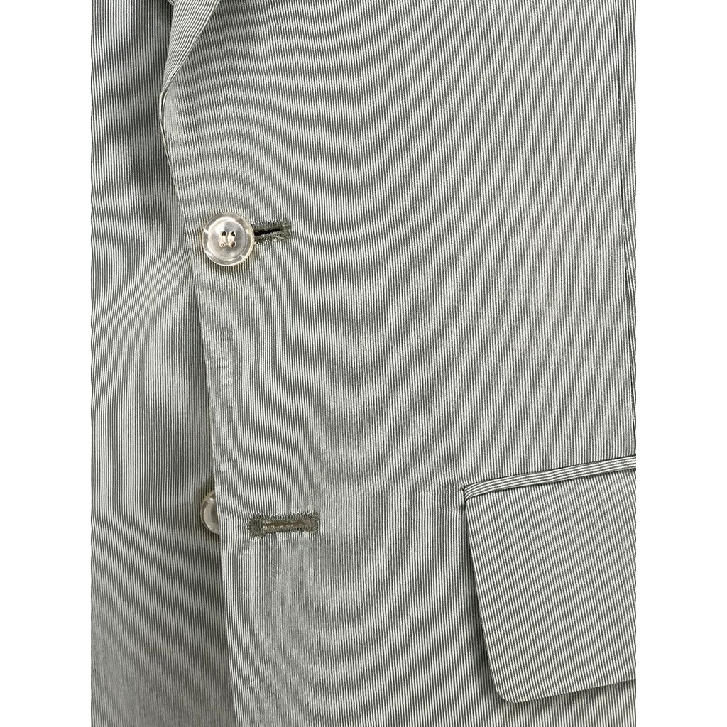 VAUGHN AT SATHER GATE Men's Vintage Green Two-Button Blazer SZ S