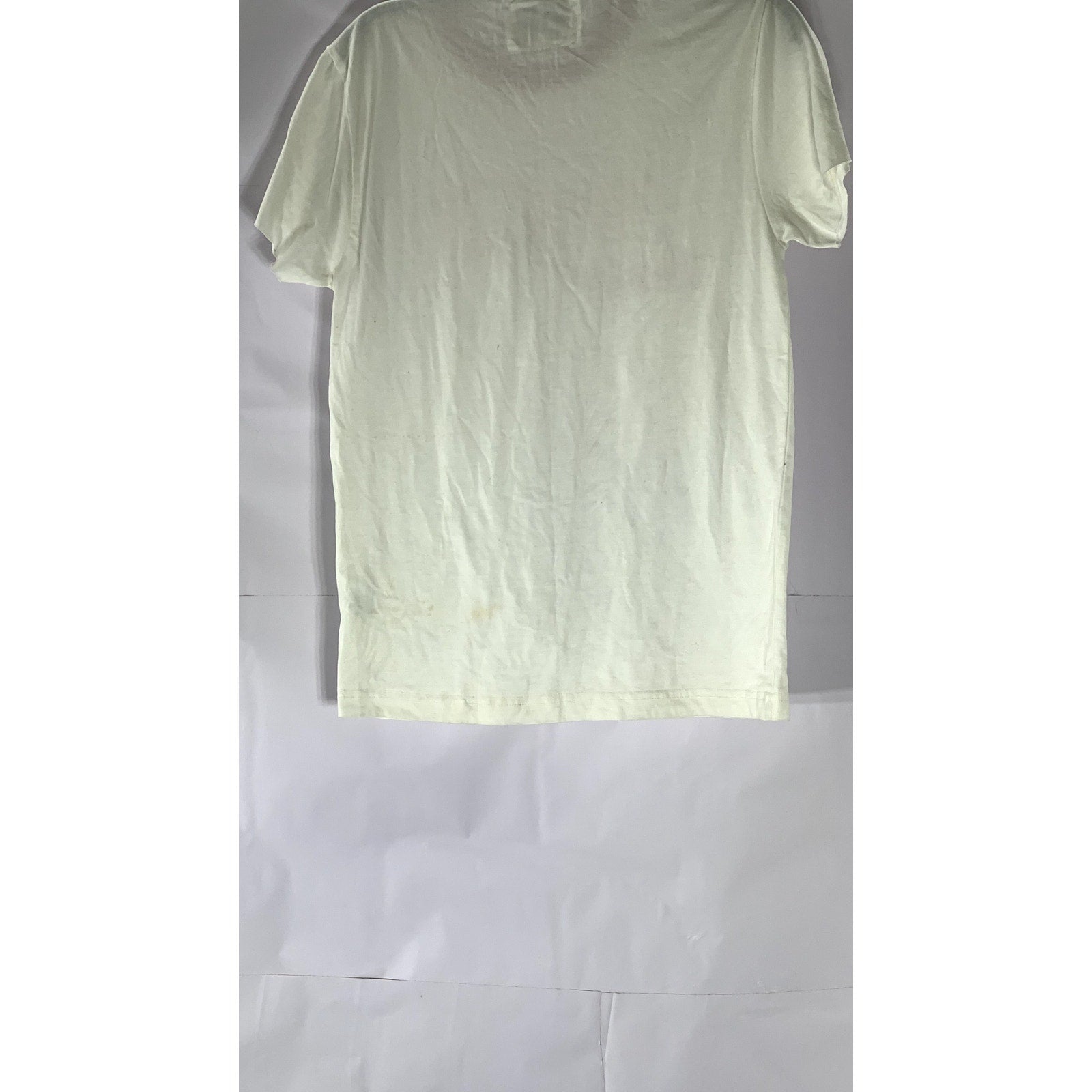 RED JACKET FOR COCA COLA Men's White-Red Logo Crewneck Short Sleeve T-Shirt SZ S