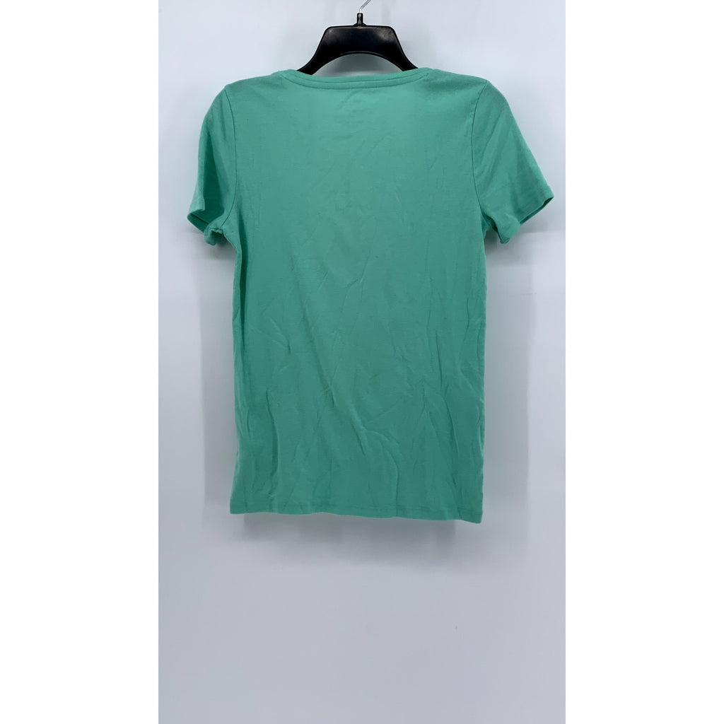 SONOMA LIFE + STYLE Women's Green Crewneck Everyday Tee SZ M