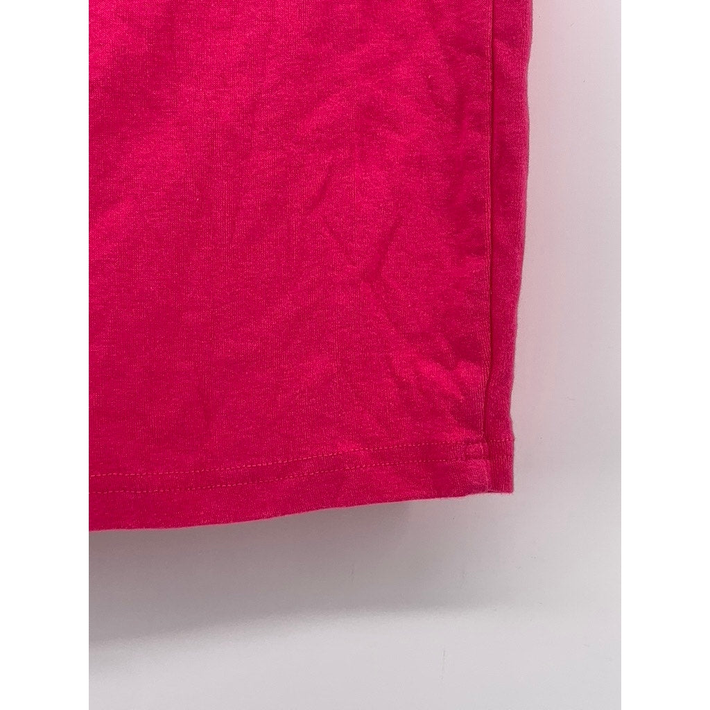 SHEIN Women's Hot Pink Casual Pull-On Straight Mini Skirt SZ 6