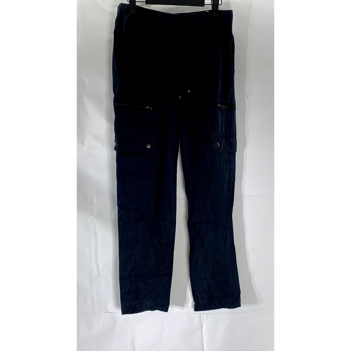 BANANA REPUBLIC Women's Navy Soft Cargo Pull-On Drawstring Pant SZ S