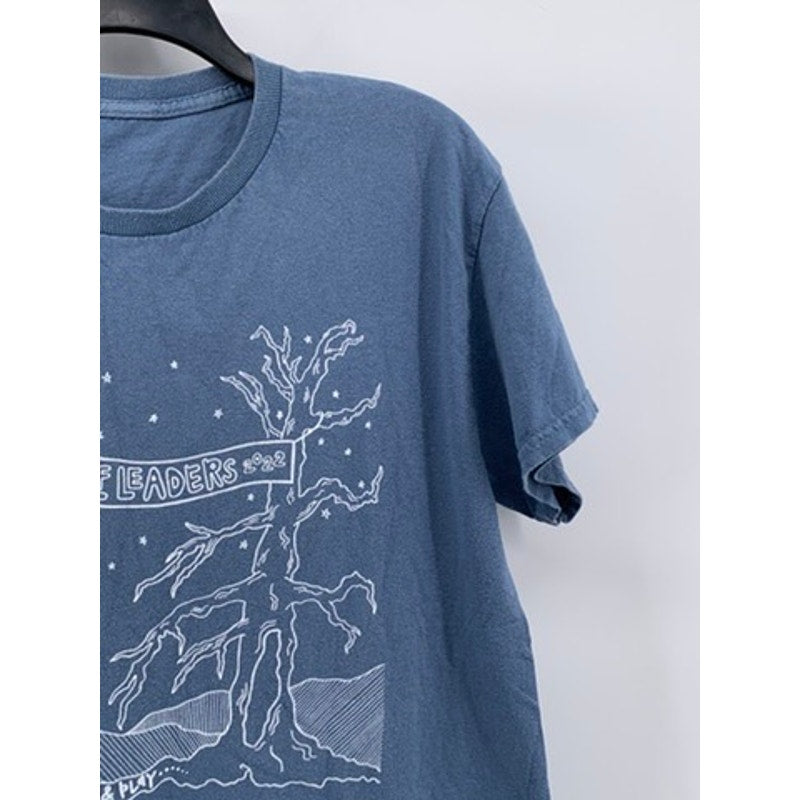 UNBRANDED Men’s Blue Graphic Short Sleeve T-Shirt SZ M