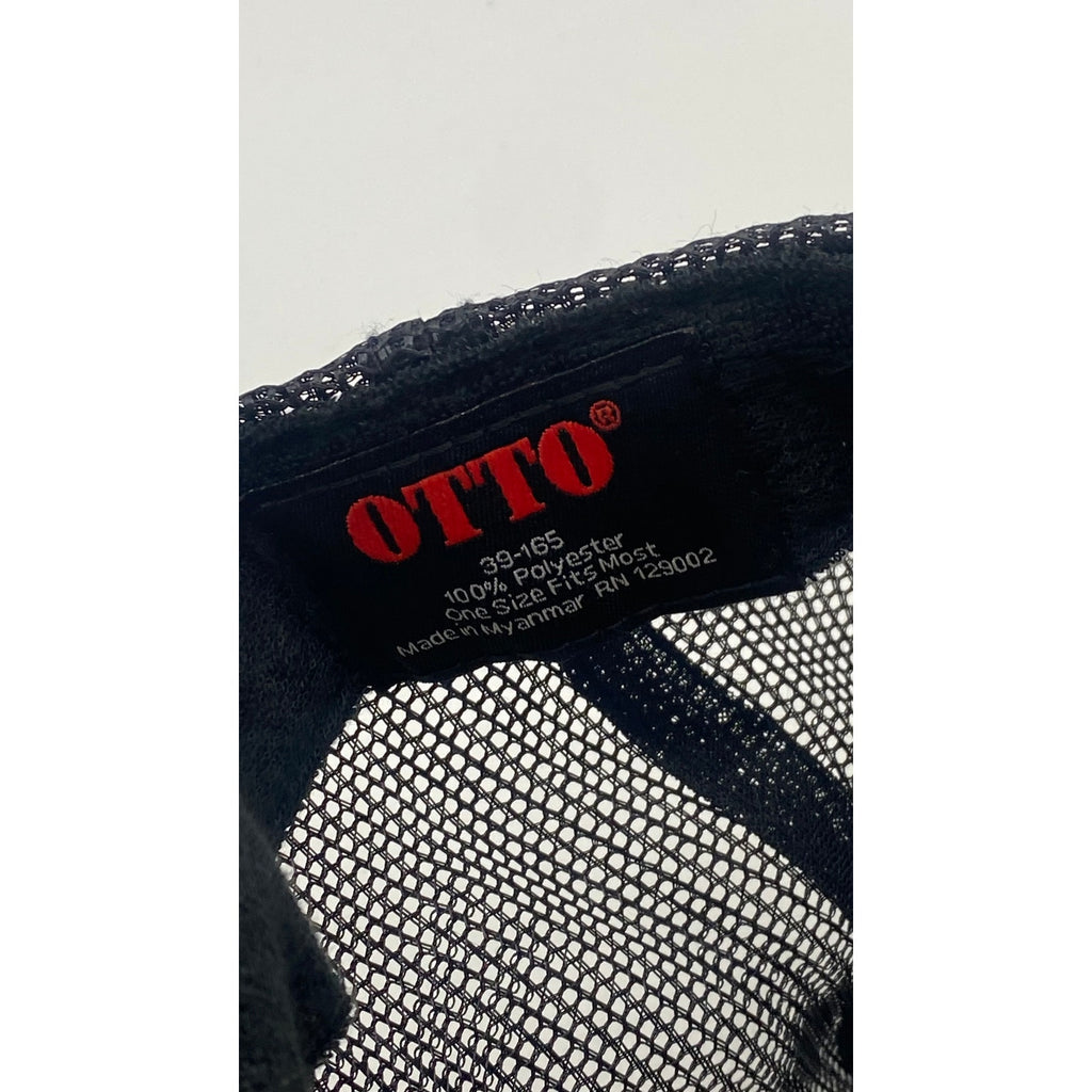 OTTO Unisex Mesh Two Words One Finger Logo Trucker Cap SZ OS
