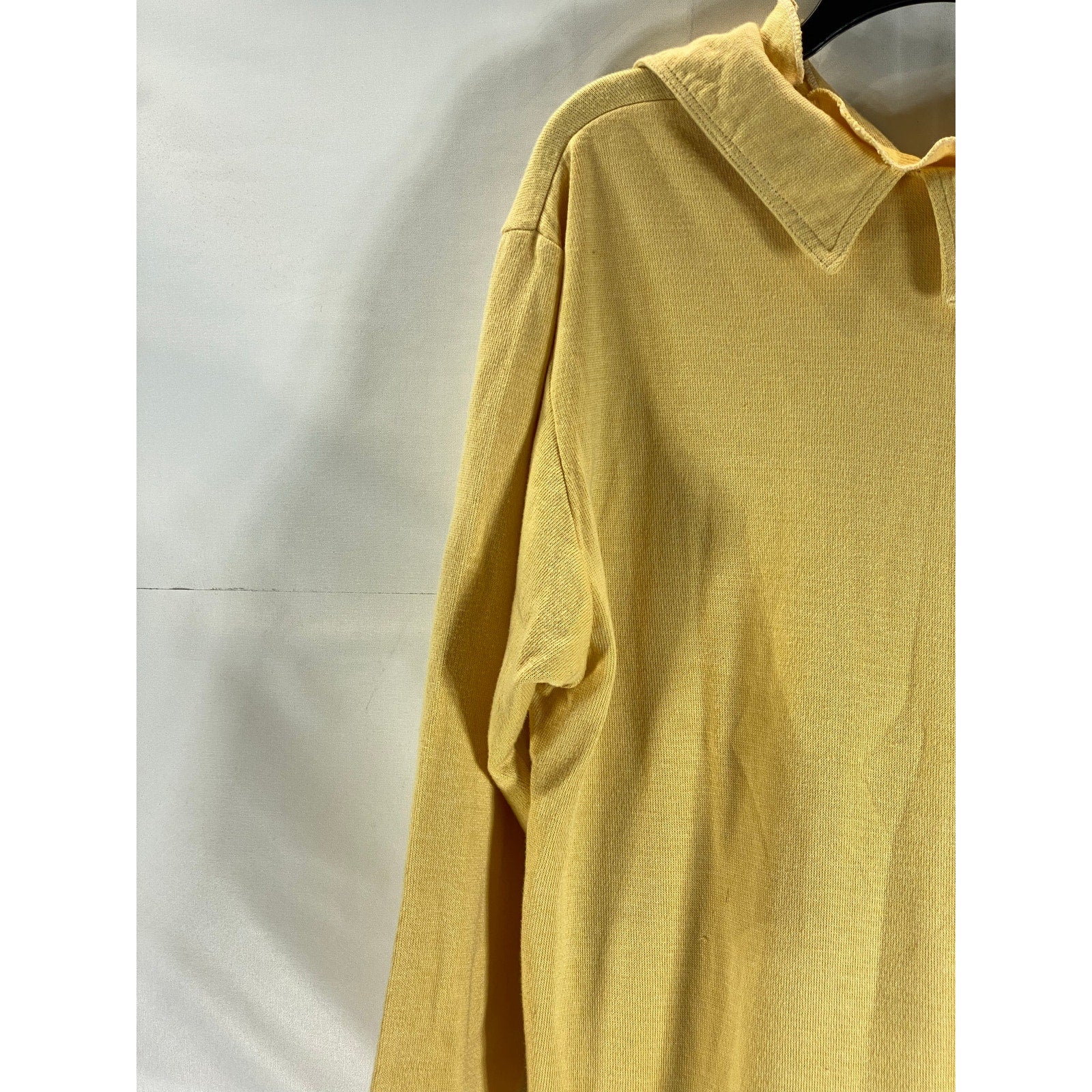 BALLOON PARIS VINTAGE Women's Mustard Collared Long Sleeve Dress SZ 1