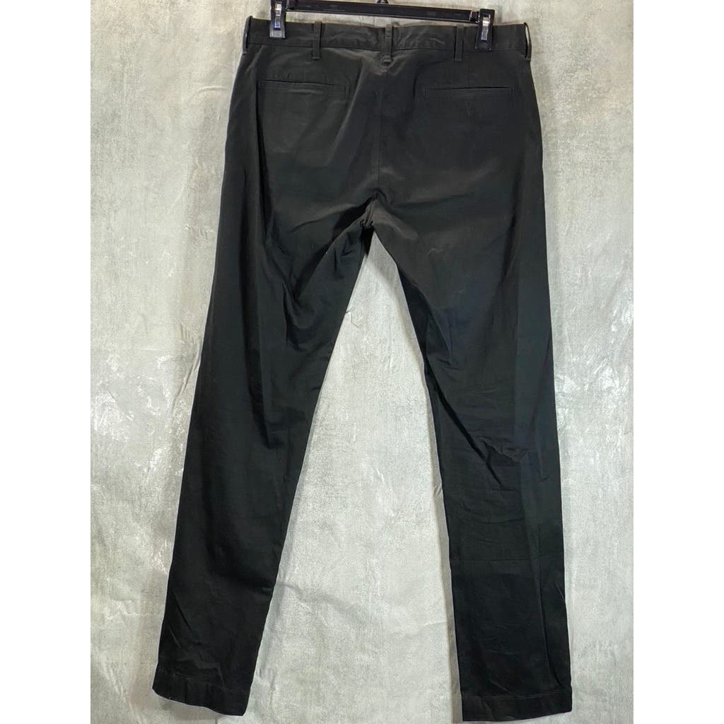 J.CREW Men's Black Slim-Fit Flex Driggs Chino Pants SZ 34X34