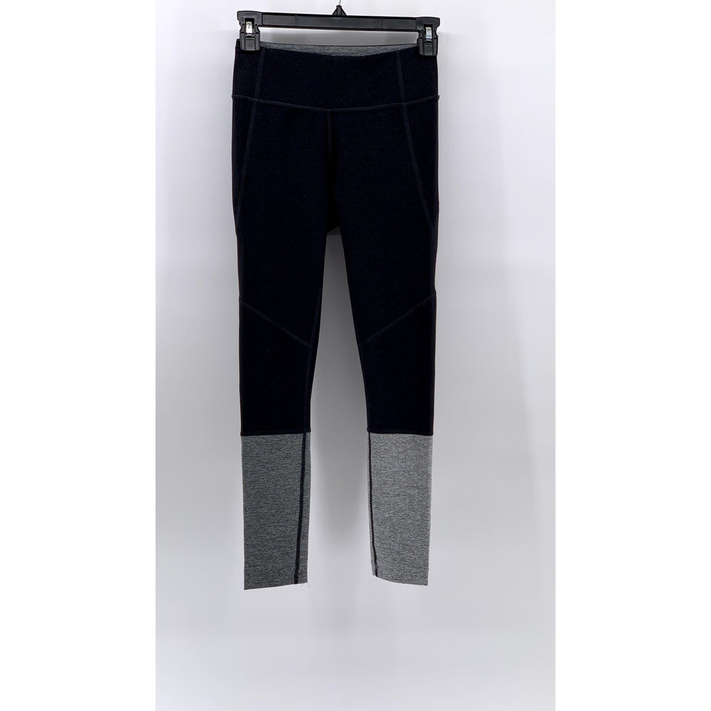 OUTDOOR VOICES Women's Gray Color-Block 7/8 Active Leggings SZ XS