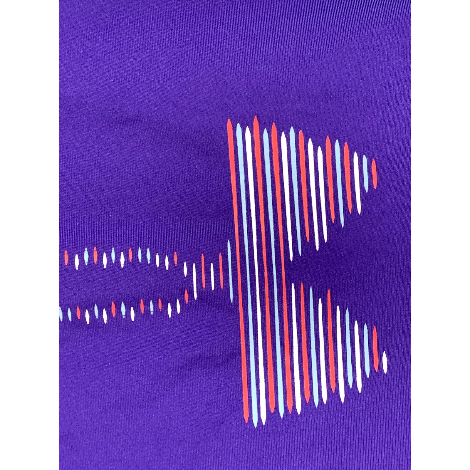 UNDER ARMOUR Girls' Purple Fitted Logo Crewneck Long Sleeve ActiveTop SZ XL