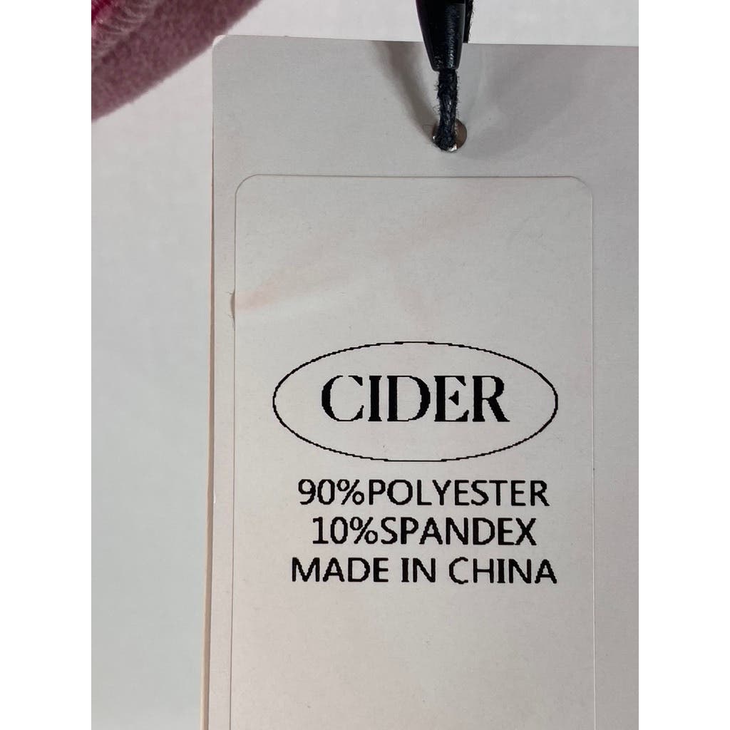 CIDER Women's Red/Pink/Orange Color Patchy Halter Cropped Tank Top SZ S(US4)