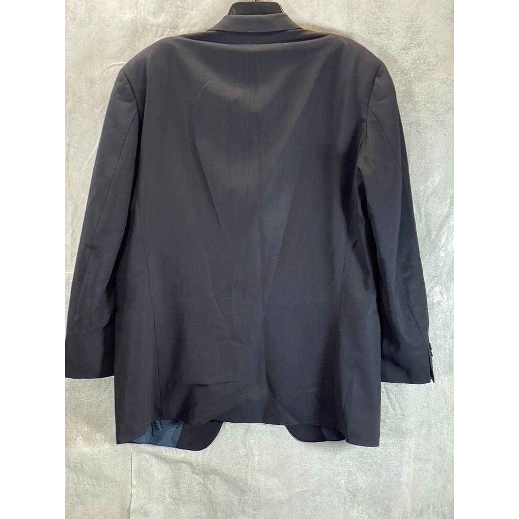 BOSS HUGO BOSS Men's Black Solid Vintage Three-Button Blazer SZ 42R