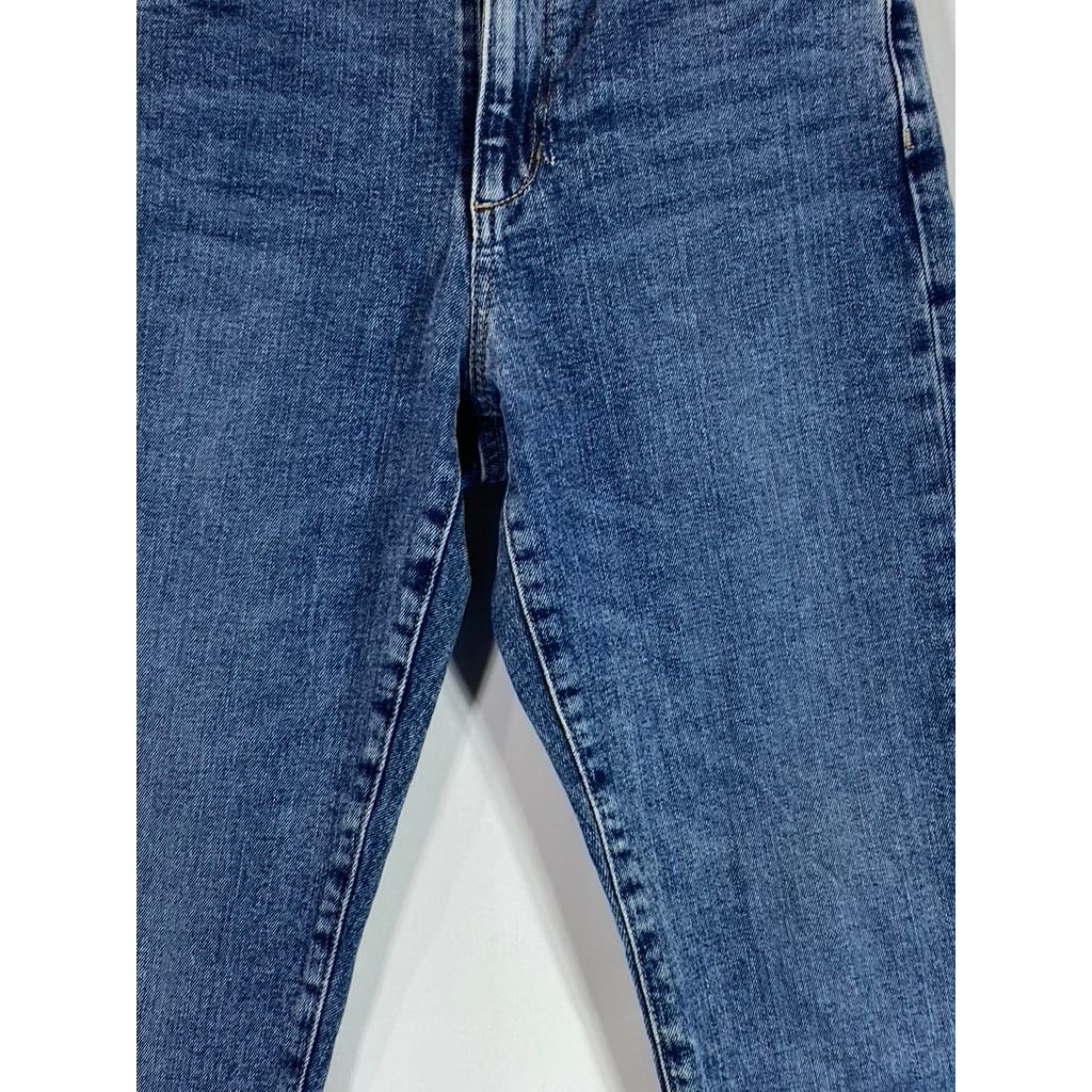 JOE'S Women's Waverly The Smith High-Rise Straight Raw-Hem Ankle Jeans SZ 25